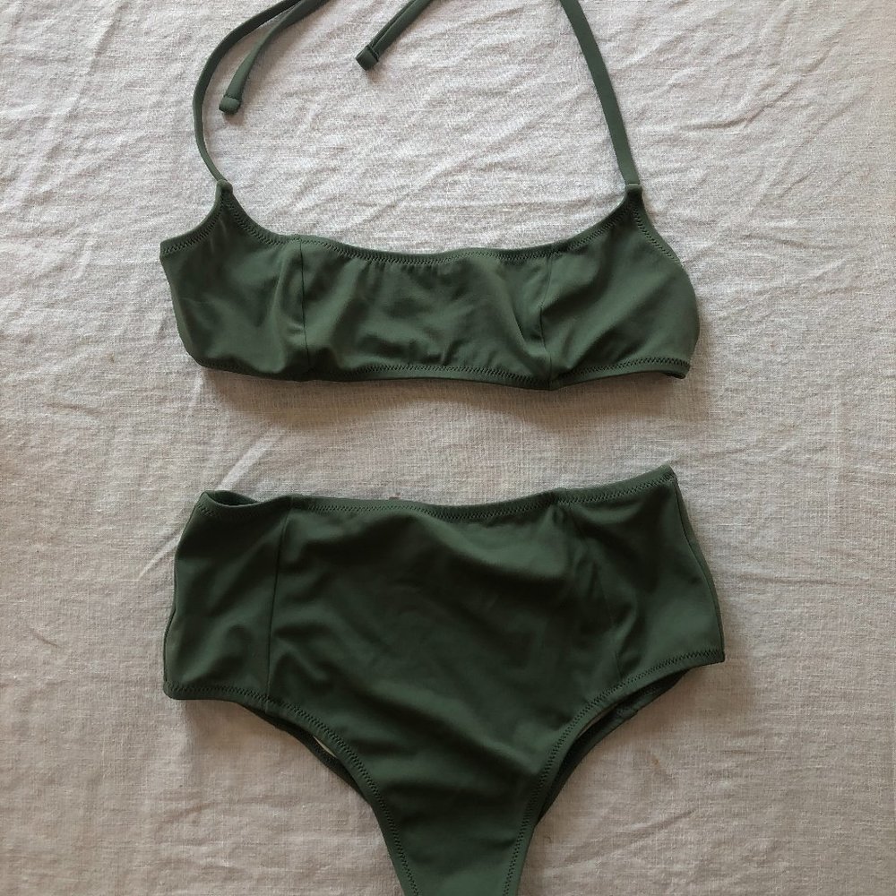 Solid and Striped Swim Team Top